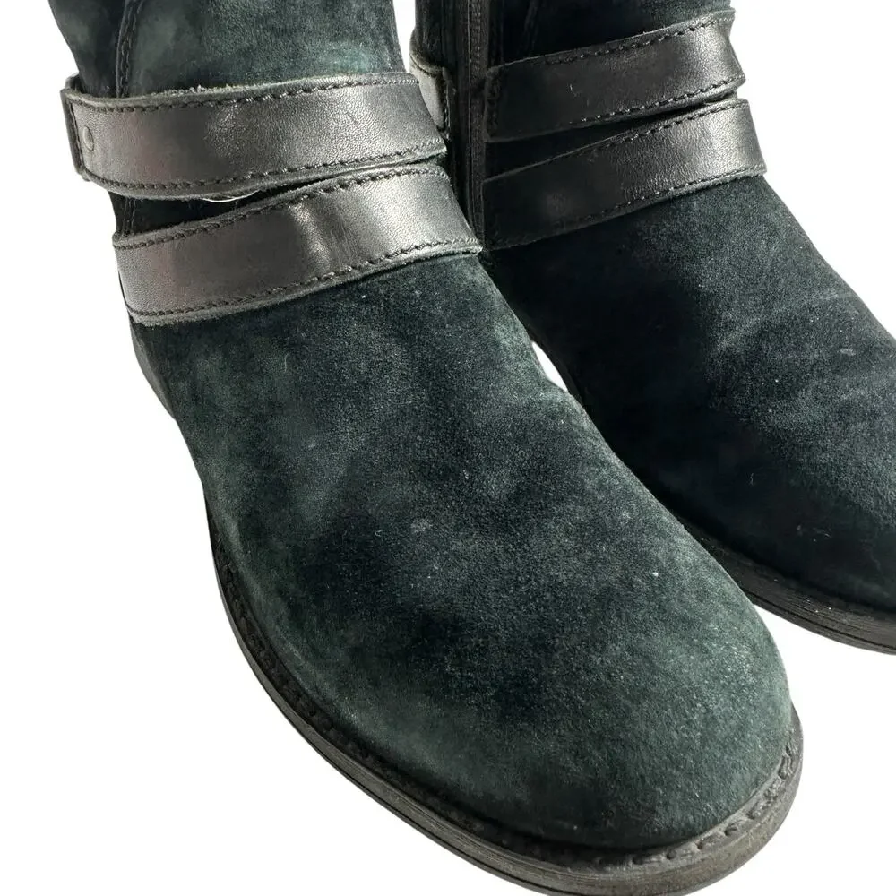 The‎ North Face Bridgeton Tall Riding Boot Black Suede Quilted Lining Wmn Sz 7